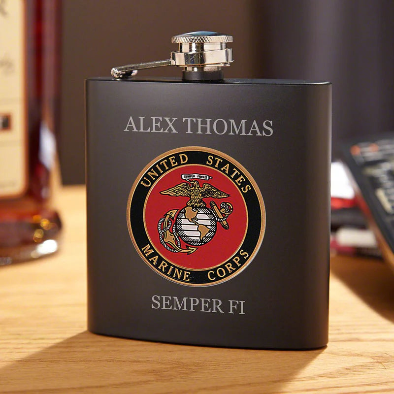 Personalized Blackout Flask