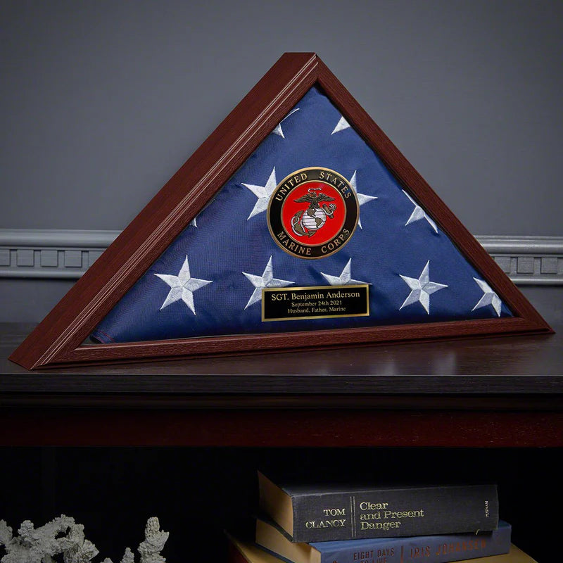 Personalized Flag Display Case