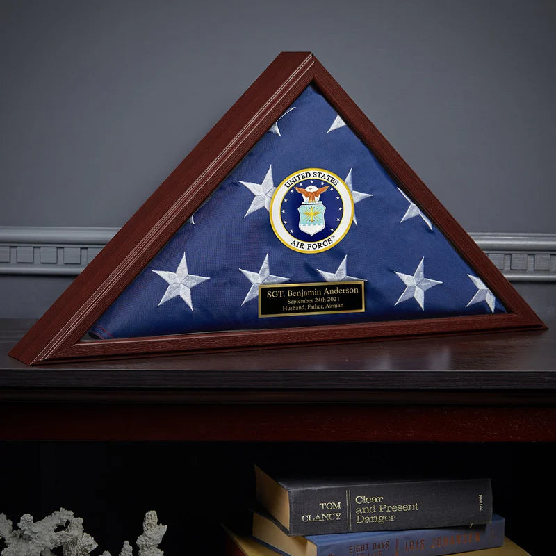 Personalized Flag Display Case