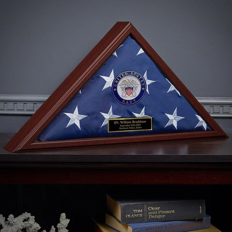 Personalized Flag Display Case